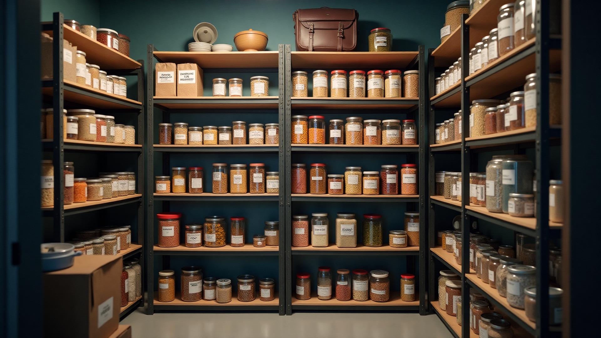 Emergency food preparedness and storage for UK blackout preparedness