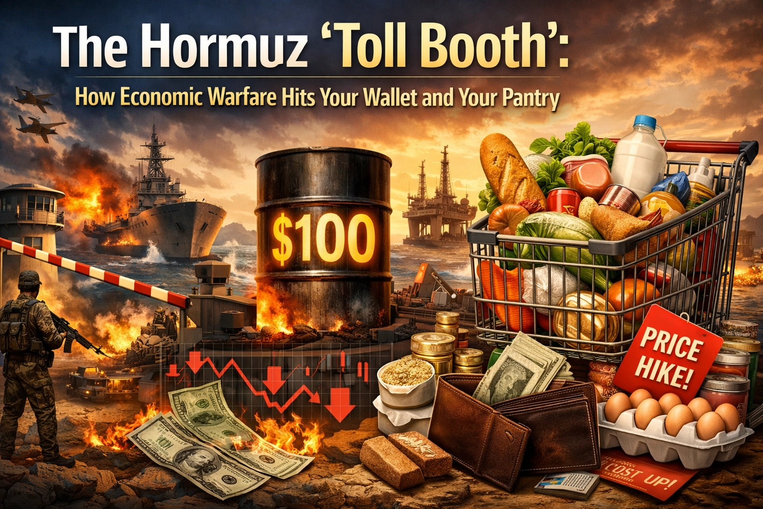 The Hormuz Toll Booth: How economic warfare impacts UK fuel prices and food supply chains
